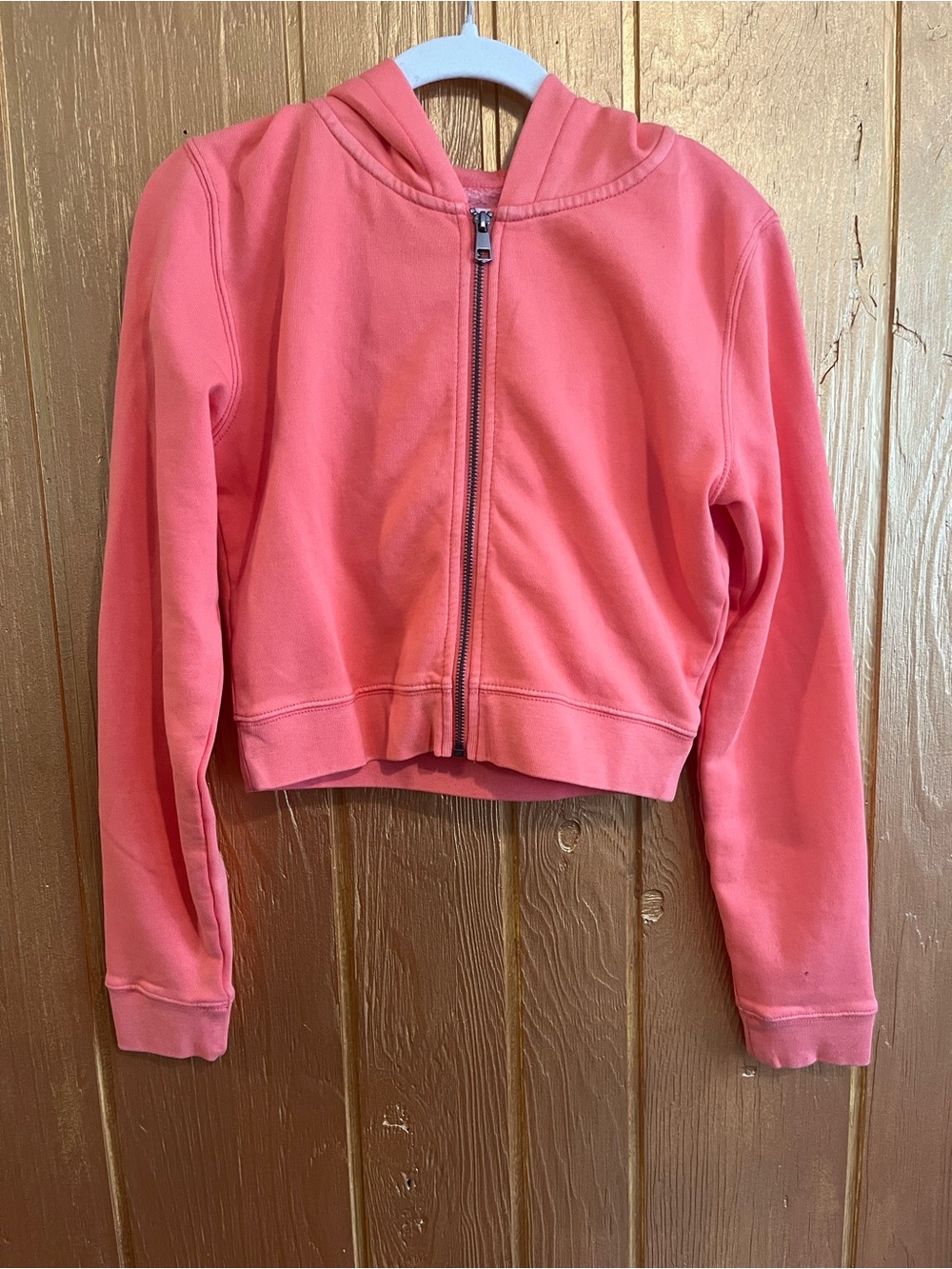 American Eagle Outfitters Cropped Zip-Up Hoodie